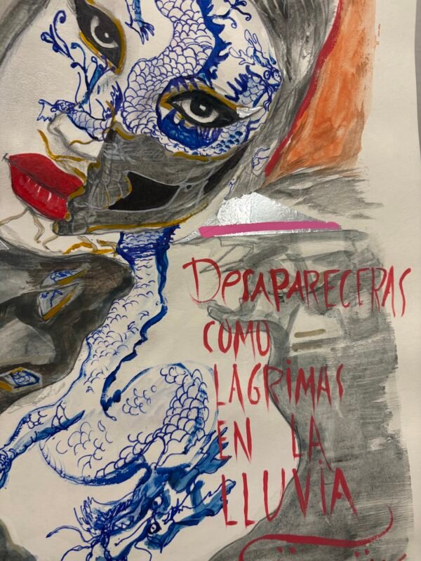 dibujo lagrimas en la lluvia